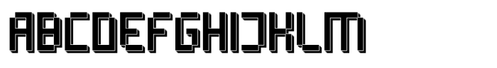 Itemone Extruded Font UPPERCASE