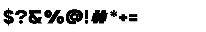 Itinera Black Font OTHER CHARS