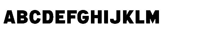 Itinera Black Font UPPERCASE