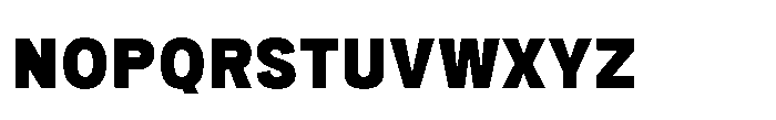 Itinera Black Font UPPERCASE