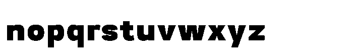 Itinera Black Font LOWERCASE