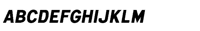 Itinera Bold Italic Font UPPERCASE