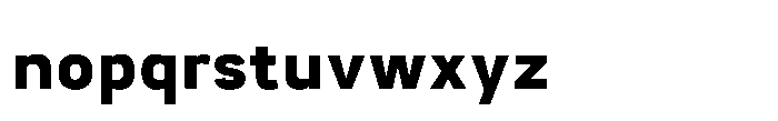 Itinera Bold Font LOWERCASE