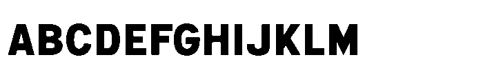 Itinera Extra Bold Font UPPERCASE