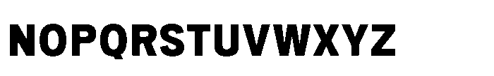 Itinera Extra Bold Font UPPERCASE