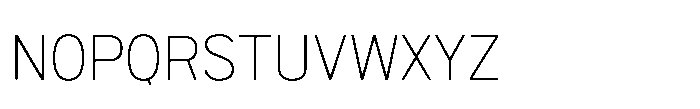 Itinera Extra Light Font UPPERCASE