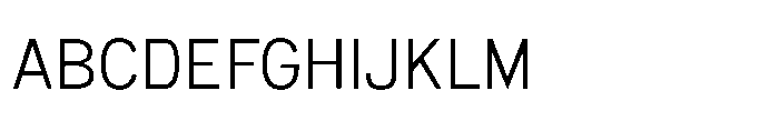 Itinera Light Font UPPERCASE