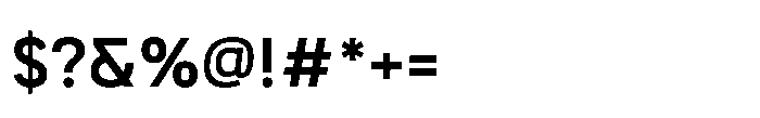 Itinera Medium Font OTHER CHARS