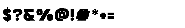 Itinera Narrow Black Font OTHER CHARS