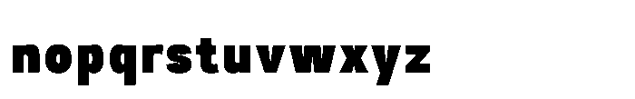 Itinera Narrow Black Font LOWERCASE