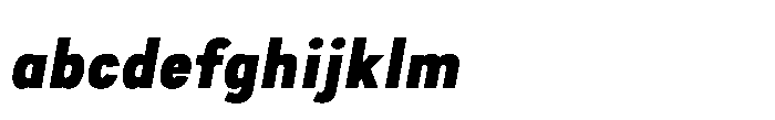 Itinera Narrow Extra Bold Italic FONT