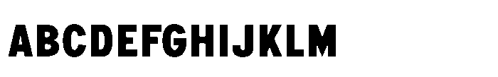 Itinera Narrow Extra Bold Font UPPERCASE