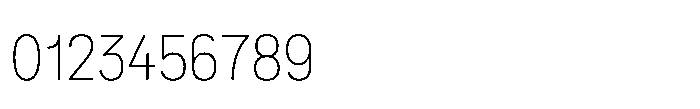 Itinera Narrow Extra Light Font OTHER CHARS