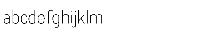 Itinera Narrow Extra Light FONT