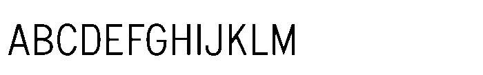 Itinera Narrow Light Font UPPERCASE