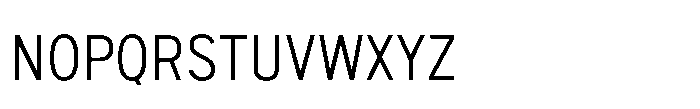 Itinera Narrow Light Font UPPERCASE