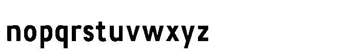 Itinera Narrow Medium Font LOWERCASE