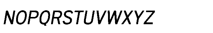 Itinera Regular Italic Font UPPERCASE