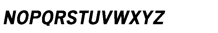 Itinera Semi Bold Italic Font UPPERCASE
