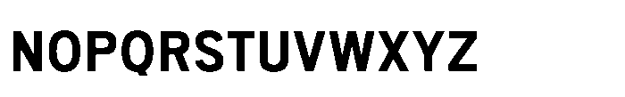 Itinera Semi Bold Font UPPERCASE