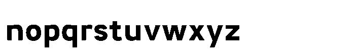 Itinera Semi Bold Font LOWERCASE