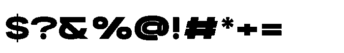 Itinera Wide Black Font OTHER CHARS