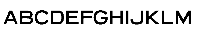 Itinera Wide Medium Font UPPERCASE