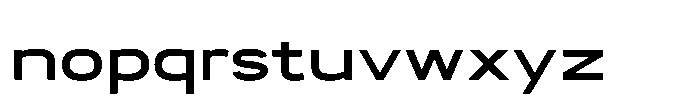 Itinera Wide Medium Font LOWERCASE