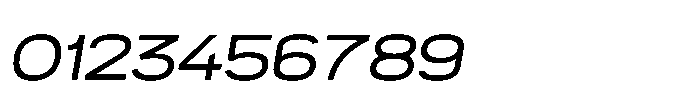 Itinera Wide Regular Italic Font OTHER CHARS
