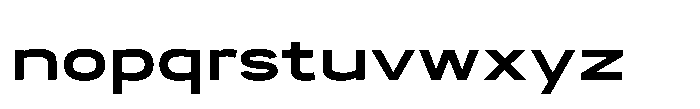 Itinera Wide Semi Bold Font LOWERCASE