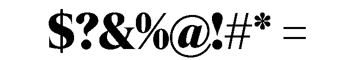 Items Black Font OTHER CHARS