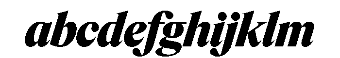 Items BlackItalic FONT
