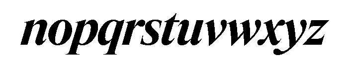 Items BoldItalic Font LOWERCASE