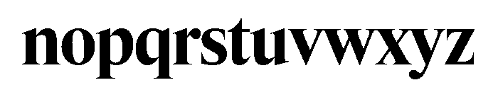 Items Bold Font LOWERCASE