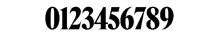 Items CondensedBlack Font OTHER CHARS