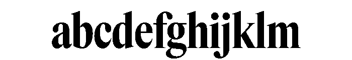 Items CondensedBold FONT