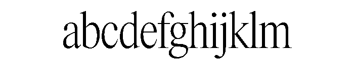 Items CondensedLight FONT