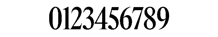 Items CondensedMedium Font OTHER CHARS