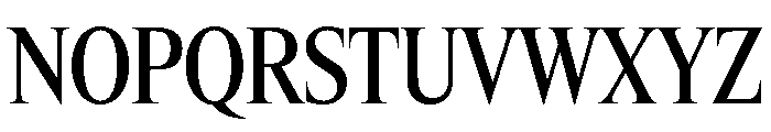 Items CondensedMedium Font UPPERCASE