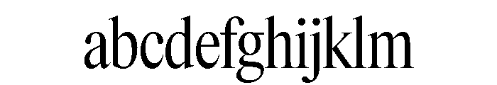 Items CondensedRegular FONT