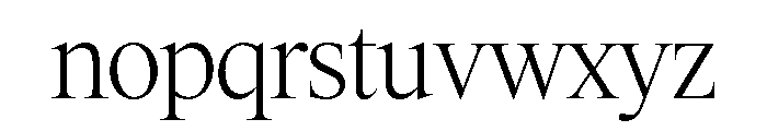 Items Light Font LOWERCASE