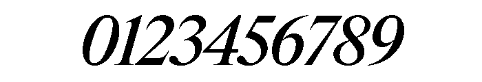 Items MediumItalic Font OTHER CHARS