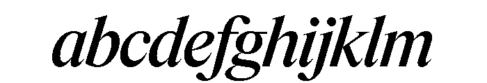 Items MediumItalic FONT