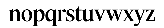 Items Medium Font LOWERCASE