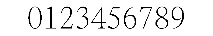 Items Monospaced Font OTHER CHARS