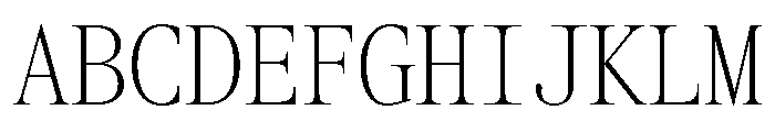 Items Monospaced Font UPPERCASE