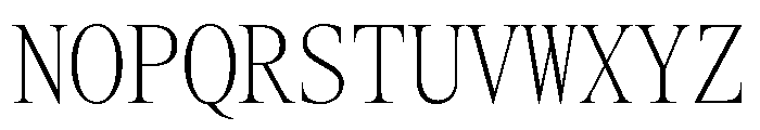 Items Monospaced Font UPPERCASE