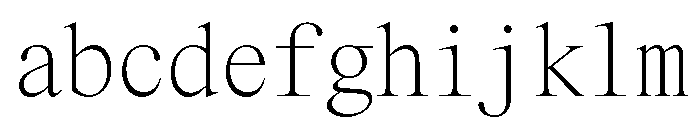 Items Monospaced FONT