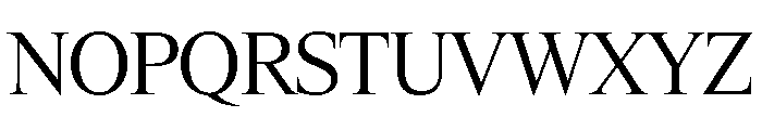 Items Regular Font UPPERCASE