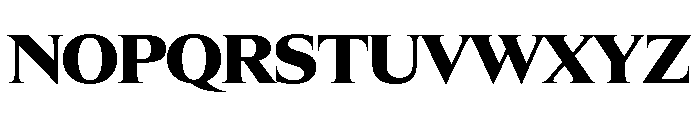 Items WideBlack Font UPPERCASE